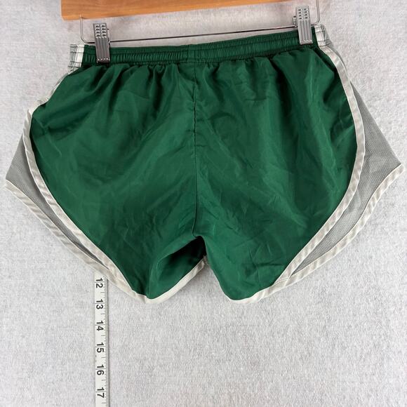 Soffe Low Rise Running Shorts Juniors Small Y2K Vintage Green Track 90's Cheer - Picture 2 of 9